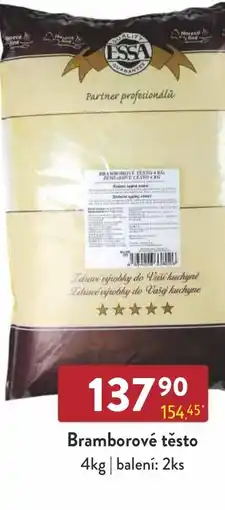 Astur&Qanto Bramborové těsto nabídka