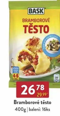 Astur&Qanto Bask bramborové těsto nabídka