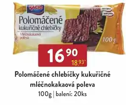 Astur&Qanto Polomáčené chlebíčky kukuřičné mléčnokakaová poleva nabídka