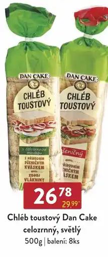 Astur&Qanto Chléb toustový Dan Cake celozrnný, světlý nabídka