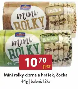 Astur&Qanto Mini rolky cizrna a hrášek, čočka nabídka