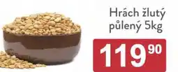 Hrách žlutý půlený