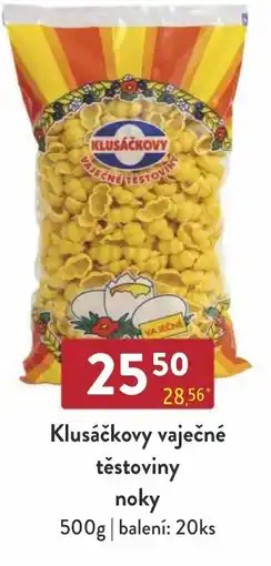 Astur&Qanto Klusáčkovy vaječné těstoviny noky nabídka