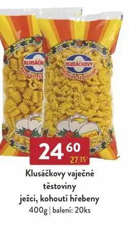 Astur&Qanto Klusáčkovy vaječné těstoviny ježci, kohoutí hřebeny nabídka