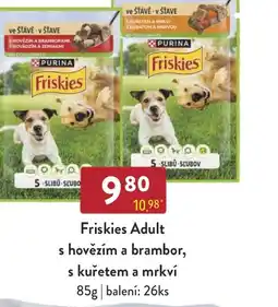 Astur&Qanto Friskies Adult s hovězím a brambor, s kuřetem a mrkví nabídka