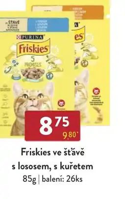 Astur&Qanto Friskies ve šťávě s lososem, s kuřetem nabídka