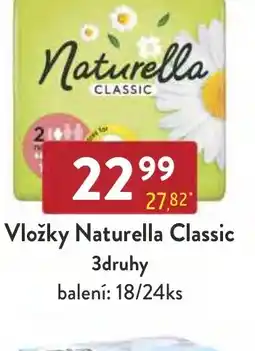 Astur&Qanto Vložky Naturella Classic nabídka