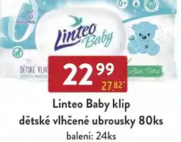 Astur&Qanto Linteo Baby klip dětské vlhčené ubrousky nabídka