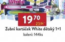 Astur&Qanto Zubní kartáček White dětský 1+1 nabídka