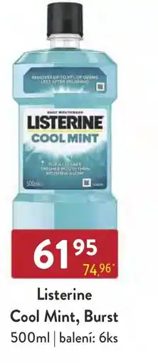 Astur&Qanto Listerine Cool Mint, Burst nabídka