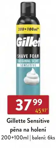 Astur&Qanto Gillette Sensitive pěna na holení nabídka