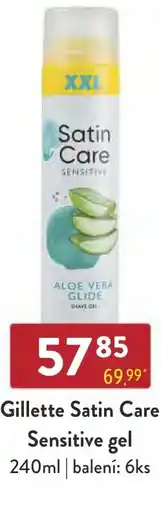 Astur&Qanto Gillette Satin Care Sensitive gel nabídka