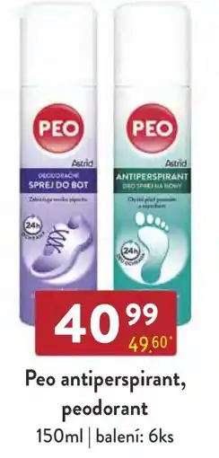 Astur&Qanto Peo antiperspirant, peodorant nabídka