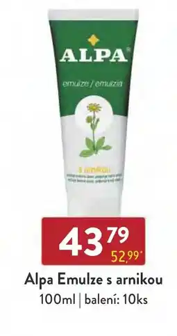 Astur&Qanto Alpa Emulze s arnikou nabídka