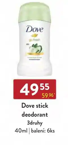 Astur&Qanto Dove stick deodorant nabídka
