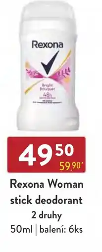 Astur&Qanto Rexona Woman stick deodorant nabídka