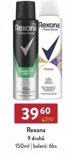 Astur&Qanto Rexona nabídka