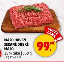 Penny Market MASO HOVĚZÍ SEKANÉ DOBRÉ MASO nabídka