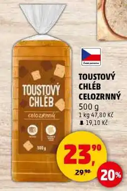 Penny Market TOUSTOVÝ CHLÉB CELOZRNNÝ nabídka