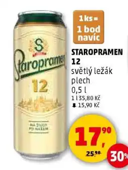 Penny Market Staropramen 12 nabídka