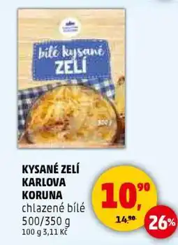 Penny Market KYSANÉ ZELÍ KARLOVA KORUNA nabídka