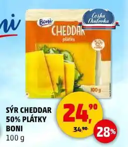 Penny Market SÝR CHEDDAR 50% PLÁTKY BONI nabídka