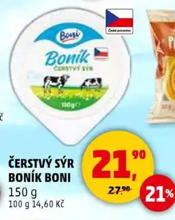 Penny Market ČERSTVÝ SÝR BONÍK BONI nabídka