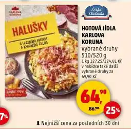 Penny Market HOTOVÁ JÍDLA KARLOVA KORUNA nabídka