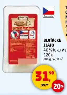 Penny Market Blaťácké zlato nabídka
