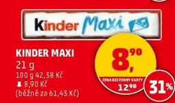 Penny Market Kinder Maxi nabídka