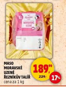 Penny Market MASO MORAVSKÉ UZENÉ ŘEZNÍKŮV TALÍŘ nabídka