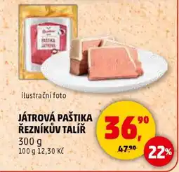 Penny Market JÁTROVÁ PAŠTIKA ŘEZNÍKŮV TALÍŘ nabídka