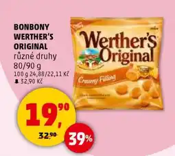 Penny Market BONBONY WERTHER‘S ORIGINAL nabídka