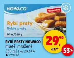 Penny Market RYBÍ PRSTY NOWACO nabídka