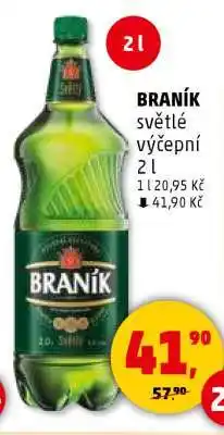 Penny Market Braník světlé výčepní nabídka