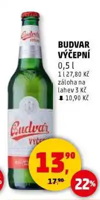 Penny Market Budvar výčepní nabídka