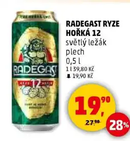 Penny Market Radegast Ryze Hořká 12 nabídka