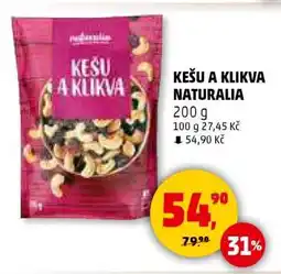 Penny Market KEŠU A KLIKVA NATURALIA nabídka