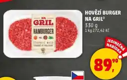 Penny Market HOVĚZÍ BURGER NA GRIL nabídka