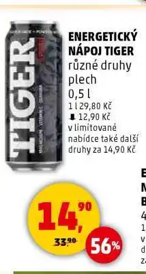Penny Market ENERGETICKÝ NÁPOJ TIGER nabídka