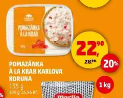Penny Market POMAZÁNKA À LA KRAB KARLOVA KORUNA nabídka