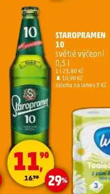 Penny Market STAROPRAMEN 10 světlé výčepní nabídka