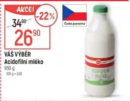 Globus Váš výběr Acidofilní mléko nabídka