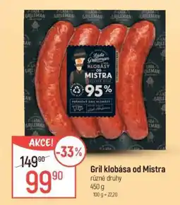 Globus Gril klobása od mistra nabídka