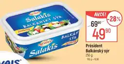 Globus Président Balkánský sýr nabídka