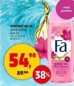 Penny Market SPRCHOVÝ GEL FA nabídka