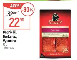 Globus Paprikáš, Herkules, Vysočina nabídka