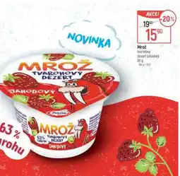Globus Mrož tvarohový dezert jahodový nabídka