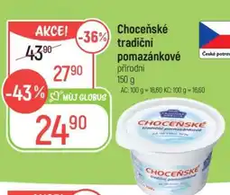 Globus Choceňské tradiční pomazánkové přírodní nabídka