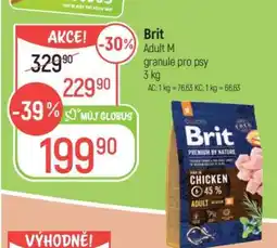 Globus Brit Adult M granule pro psy 3 kg nabídka